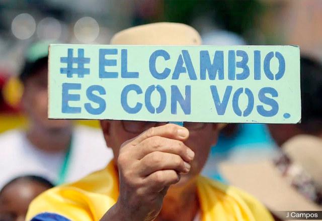 Colombia clama cambios