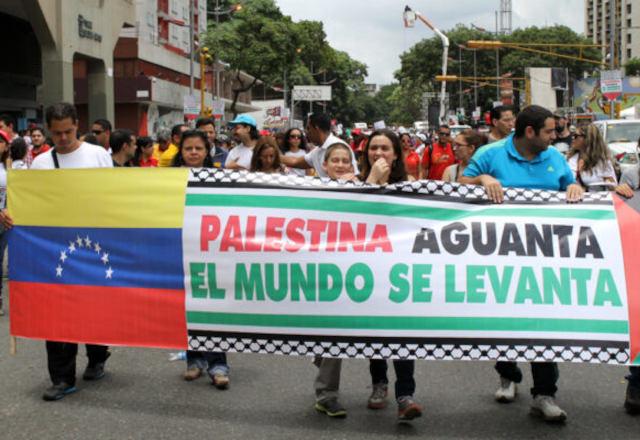 En solidaridad con la causa Palestina