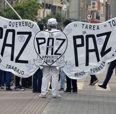 Persistir en el logro de la paz con transformaciones